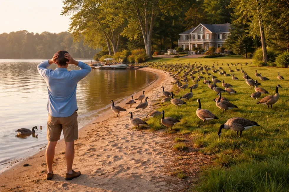 Keep Geese Off Your Beach Property